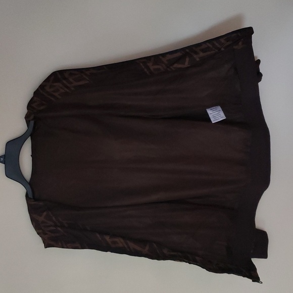 Fox racing full zip wind breaker hooded jacket, brown, netted lining, mens small - Picture 6 of 10